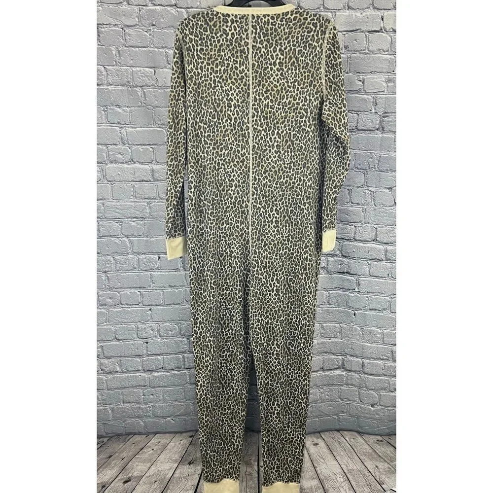 Fruit  of the Loom Women's Waffle Unionsuit Animal Print Size M/L - Picture 9 of 9